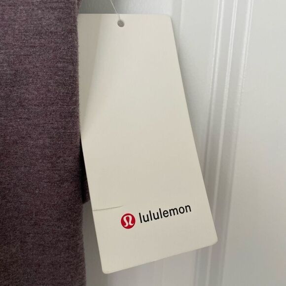 Lululemon Show your Depth Long Sleeve Heathered Antique Bark size M/L - Picture 6 of 7